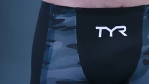 TYR Men's Shockwave High-Waist Jammer Swimsuit - Camo 15 TYR Men's Shockwave High-Waist Jammer Swimsuit - Camo - Image 13