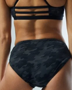 TYR Durafast Elite® Women's Classic Bikini Bottom - Blackout Camo -TYR Sales Store BBCA7A 022 alt10 1