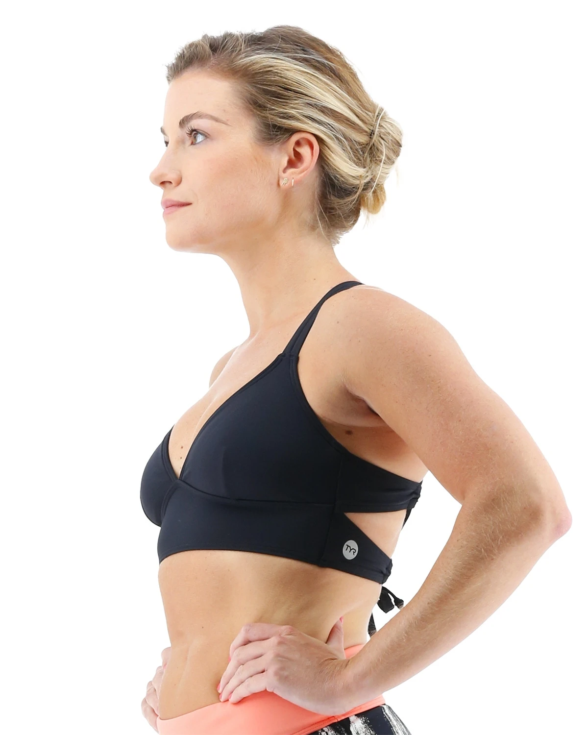 TYR Women's Madeline Bralette - Solid 5 TYR Women's Madeline Bralette - Solid - Image 3