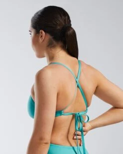 TYR Durafast Elite® Women's Pacific Tieback Top - Solid -TYR Sales Store BPSOL7A 888 alt04