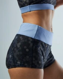 TYR Durafast Elite® Women's Casey Boyshort - Carbon Hex -TYR Sales Store BSCCHX7A 001 alt09