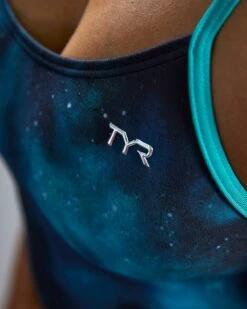 TYR Durafast Elite® Women's Cutoutfit Swimsuit - Cosmic Night -TYR Sales Store CCMN7A 978 alt08