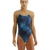TYR Durafast Elite® Women's Crosscut Tieback Swimsuit - Cosmic Night -TYR Sales Store CTCMN7A 978 main01