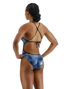 TYR Durafast Elite® Women's Crosscut Tieback Swimsuit - Starhex -TYR Sales Store CTSHX7A 986 alt04