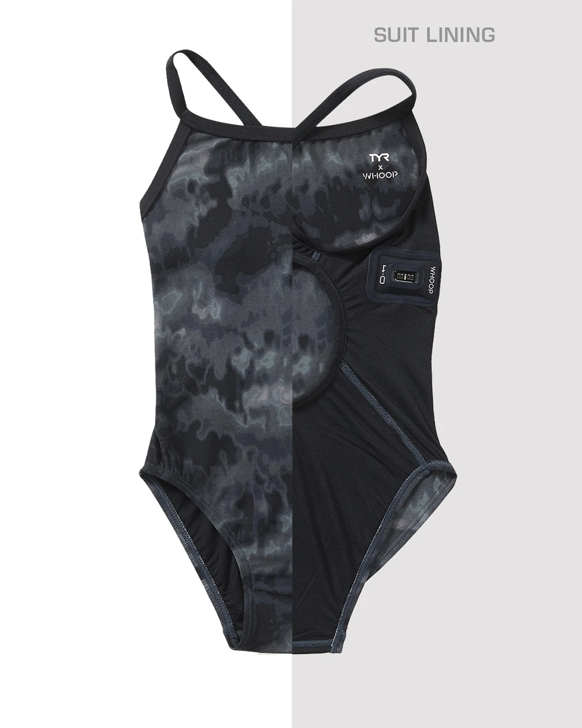 TYR Durafast Elite® Women's TYR X WHOOP Diamondfit Swimsuit - Turbulent 9 TYR Durafast Elite® Women's TYR X WHOOP Diamondfit Swimsuit - Turbulent - Image 7