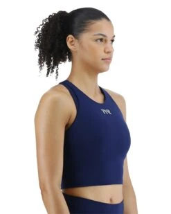TYR Joule Elite™ Women's High Neck Sports Bra - Solid -TYR Sales Store FEHNSO3A 401 alt06
