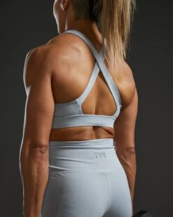 TYR Base Kinetic™ Women's Crossback Sports Bra - Heather -TYR Sales Store FGCBSH3A 254 alt08