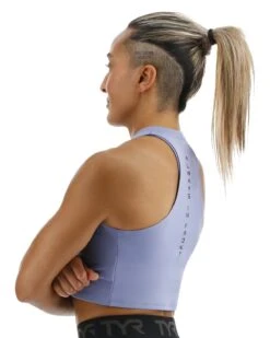 TYR Base Kinetic™ Women's Cropped High Neck Tank - Solid -TYR Sales Store FGCHTS3A 986 alt04