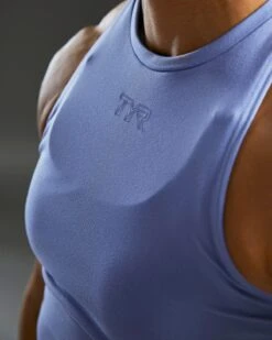 TYR Base Kinetic™ Women's Cropped High Neck Tank - Solid -TYR Sales Store FGCHTS3A 986 alt09