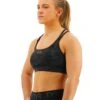 TYR Base Kinetic™ Women's Dual Strap Sports Bra - Blackout Camo -TYR Sales Store FGDSBC3A 001 alt03
