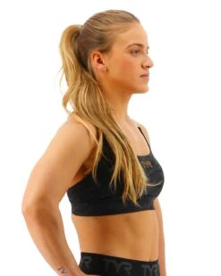 TYR Base Kinetic™ Women's Dual Strap Sports Bra - Blackout Camo -TYR Sales Store FGDSBC3A 001 alt06 1