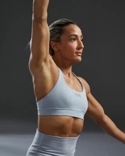 TYR Base Kinetic™ Women's Dual Strap Sports Bra - Heather -TYR Sales Store FGDSSH3A 254 alt10