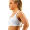 TYR Base Kinetic™ Women's High Neck Sports Bra - Whiteout Camo -TYR Sales Store FGDSWC3A 100 alt03
