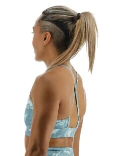 TYR Base Kinetic™ Women's High Neck Sports Bra - Aqueous -TYR Sales Store FGHAQ3A 988 alt04