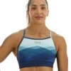 TYR Base Kinetic™ Women's High Neck Sports Bra - Forge -TYR Sales Store FGHFO3A 461 main01
