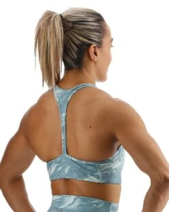 TYR Base Kinetic™ Women's Racerback Sports Bra - Aqueous -TYR Sales Store FGRAQ3A 988 alt05