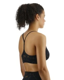 TYR Base Kinetic™ Women's V-Neck Sports Bra - Goldstone -TYR Sales Store FGVGO3A 001 alt05