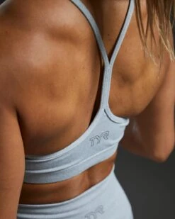 TYR Base Kinetic™ Women's V-Neck Sports Bra - Heather -TYR Sales Store FGVSH3A 254 alt10