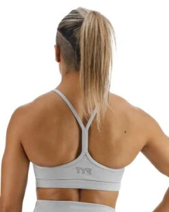 TYR Base Kinetic™ Women's V-Neck Sports Bra - Heather -TYR Sales Store FGVSH3A 254 main02