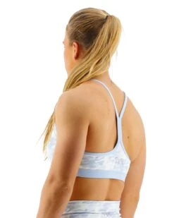 TYR Base Kinetic™ Women's V-Neck Sports Bra - Whiteout Camo -TYR Sales Store FGVWC3A 100 alt04