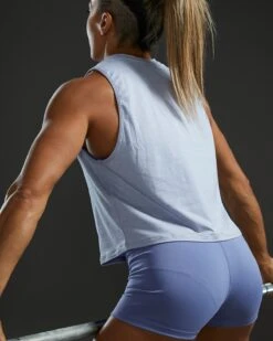 TYR ClimaDry™ Women's Cropped Tech Tank - Solid / Heather -TYR Sales Store FPCTSO3A 987 alt09