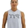 TYR ClimaDry™ Women's Cropped Tech Tank - Solid / Heather -TYR Sales Store FPCTSO3A 987 main01