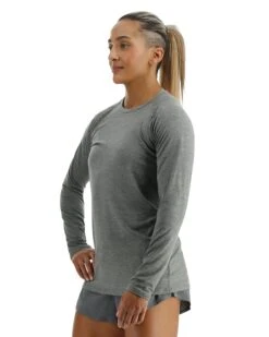 TYR ClimaDry™ Women's Raglan Long Sleeve Tee - Solid / Heather -TYR Sales Store FPTLRS3A 966 alt03