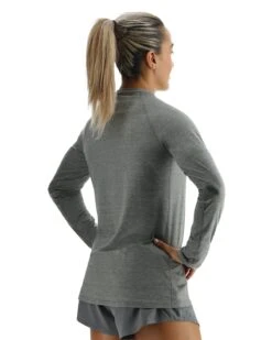 TYR ClimaDry™ Women's Raglan Long Sleeve Tee - Solid / Heather -TYR Sales Store FPTLRS3A 966 alt05