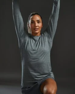 TYR ClimaDry™ Women's Raglan Long Sleeve Tee - Solid / Heather -TYR Sales Store FPTLRS3A 966 alt10