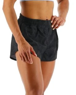 TYR Hydrosphere™ Women's Pace Running Shorts - Blackout Camo -TYR Sales Store FRSBC3A 001 alt06
