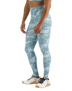 TYR Base Kinetic™ Women's High-Rise Full Length Leggings - Aqueous -TYR Sales Store FTFHRA3A 988 alt03