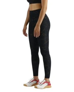 TYR Base Kinetic™ Women's High-Rise Full Length Leggings - Goldstone -TYR Sales Store FTFHRG3A 001 alt02