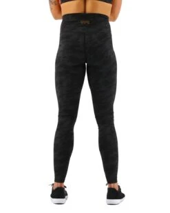 TYR Base Kinetic™ Women's High-Rise Full Length Leggings- Blackout Camo -TYR Sales Store FTFMRB3A 001 main02