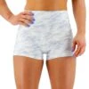 TYR Base Kinetic™ Women's High-Rise 2" Short - Whiteout Camo -TYR Sales Store FTMRSW3A 100 main01