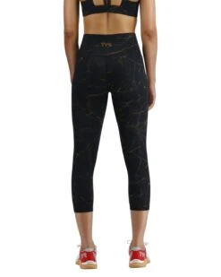 TYR Base Kinetic™ Women's High-Rise 3/4 Leggings - Goldstone -TYR Sales Store FTTHRG3A 001 main02