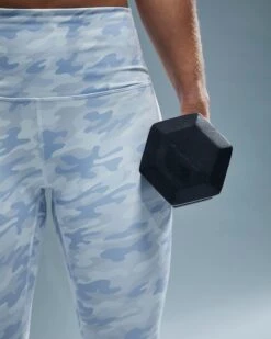 TYR Base Kinetic™ Women's High-Rise 3/4 Leggings - Whiteout Camo -TYR Sales Store FTTMRW3A 100 alt07