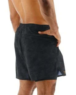 TYR Hydrosphere™ Men's Lined 6" Momentum Shorts - Blackout Camo -TYR Sales Store MASLBC3A 001 alt05