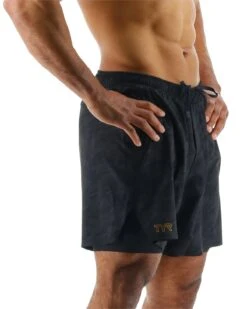 TYR Hydrosphere™ Men's Lined 6" Momentum Shorts - Blackout Camo -TYR Sales Store MASLBC3A 001 alt06