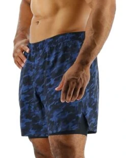TYR Hydrosphere™ Men's Lined 6" Momentum Shorts - Midnight Camo -TYR Sales Store MASLMC3A 401 alt03