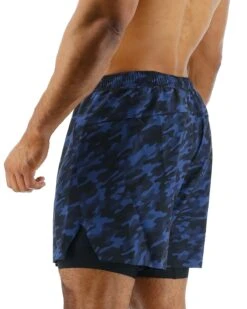 TYR Hydrosphere™ Men's Lined 6" Momentum Shorts - Midnight Camo -TYR Sales Store MASLMC3A 401 alt04