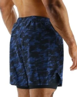 TYR Hydrosphere™ Men's Lined 6" Momentum Shorts - Midnight Camo -TYR Sales Store MASLMC3A 401 alt05