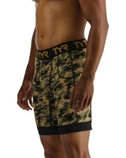 TYR Men's Compression Shorts - Terra Camo -TYR Sales Store MCSLTC3A 290 alt02