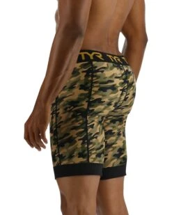 TYR Men's Compression Shorts - Terra Camo -TYR Sales Store MCSLTC3A 290 alt03