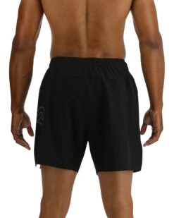 TYR Hydrosphere™ Men's Unlined 6" Momentum Big Logo Shorts - Solid -TYR Sales Store MMSUSL3A 001 main02