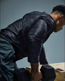 TYR Airtec™ Men's Long Sleeve Tee - Blackout Camo -TYR Sales Store MPTLBC3A 001 alt10