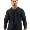 TYR Airtec™ Men's Long Sleeve Tee - Blackout Camo -TYR Sales Store MPTLBC3A 001 main01