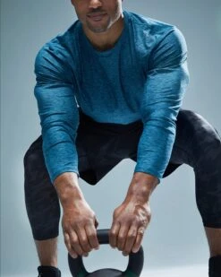 TYR Airtec™ Men's Long Sleeve Tee - Solid -TYR Sales Store MPTLSO3A 928 alt08