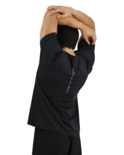 TYR ClimaDry™ Men's Raglan Big Logo Tech Tee - Solid -TYR Sales Store MPTRSL3A 001 alt04