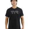 TYR ClimaDry™ Men's Raglan Big Logo Tech Tee - Solid -TYR Sales Store MPTRSL3A 001 main01