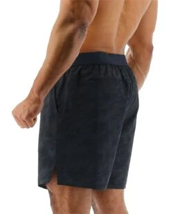 TYR Hydrosphere™ Men's Unlined 9" Unbroken Shorts - Blackout Camo -TYR Sales Store MUSNUB3A 001 alt05